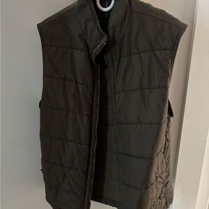 Banana Republic Men's Dark Quilted Vest